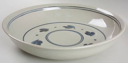 Martha's Flowers Shallow Round Vegetable Bowl