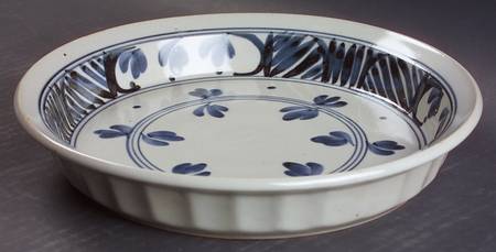 Martha's Flowers 10" Pie Baking Plate
