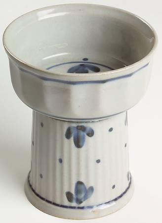 Martha's Flowers 5" Pillar Candleholder