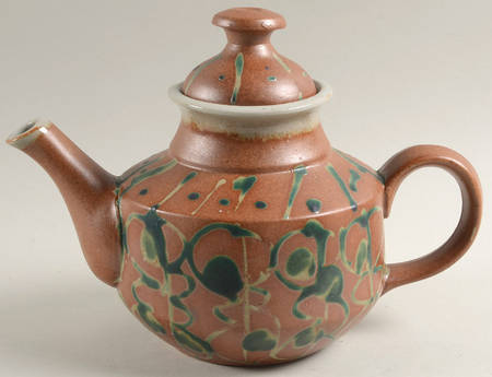 Over The Hills Teapot & Lid