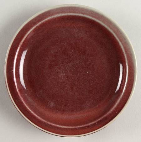 Plum Red Bread & Butter Plate