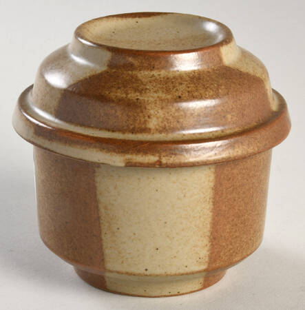 White Top Sugar Bowl & Lid