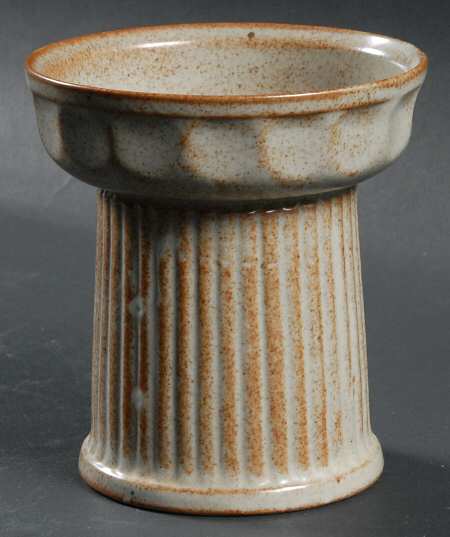 White Top 4" Pillar Candleholder