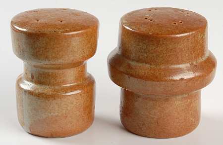 White Top Tall Salt & Pepper Set