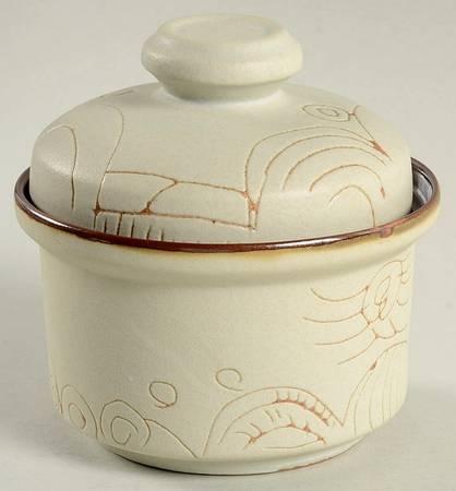 Winter Light Sugar Bowl & Lid