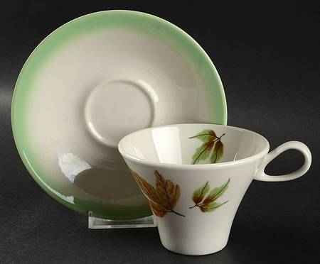 Autumn Harmony Flat Cup & Saucer Set