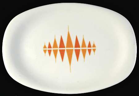 Aztec 11" Oval Serving Platter