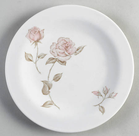 Beige Rose (Rim) Salad Plate