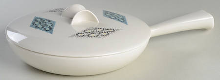 Blue Diamonds Skillet & Lid