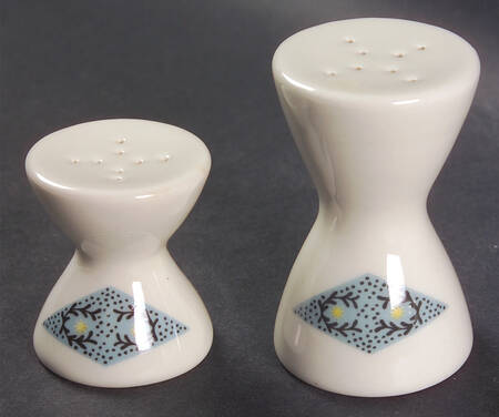 Blue Diamonds Salt & Pepper Set