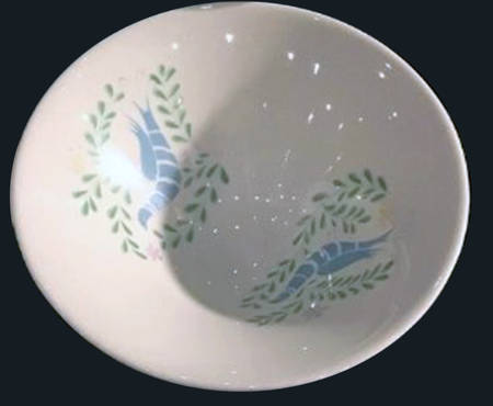 Blue Doves Fruit/Dessert (Sauce) Bowl