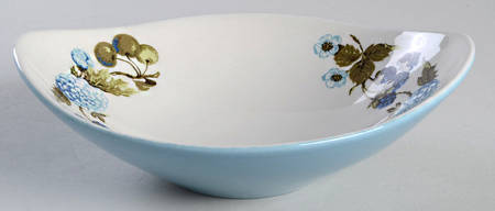 Blue Vineyard Lugged Soup Bowl