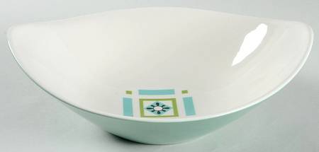 Bombay Green 10" Oval Vegetable Bowl