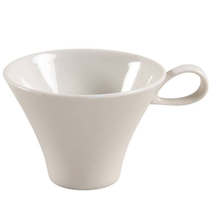 Bridal White Flat Cup