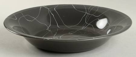 Carrara Modern Gray 10" Round Vegetable Bowl