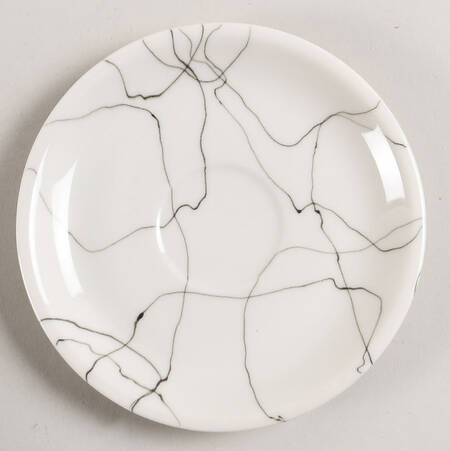 Carrara Modern White Saucer