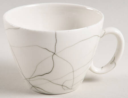 Carrara Modern White Flat Cup