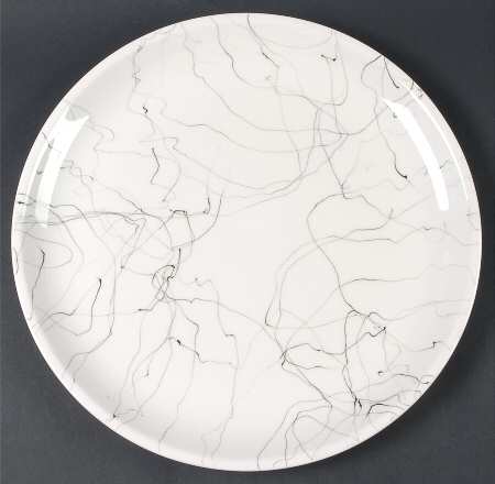 Carrara Modern White 13" Chop Plate (Round Platter)
