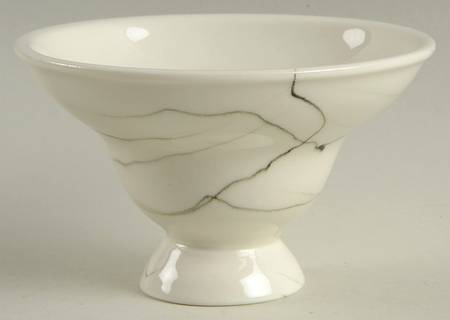 Carrara Modern White China Sherbet