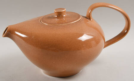 Casual Apricot Teapot & Lid