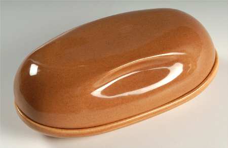 Casual Apricot 1/2 Pound Butter & Relish/Butter Tray
