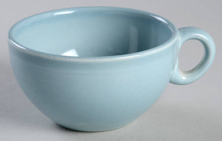 Casual Blue Flat Cup