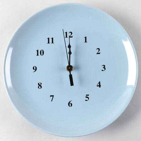 Casual Blue 1-2" depth  Clock Plate HC