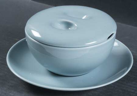 Casual Blue Gravy & Lid w/Underplate (Soup Base)