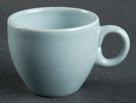 Casual Blue Flat Demitasse Cup