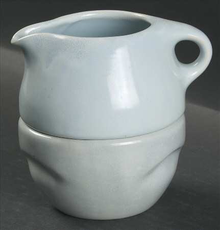 Casual Blue Family Stacking Creamer & Open Sugar