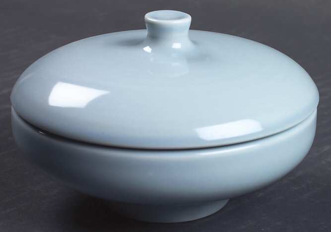 Casual Blue Redesign Sugar Bowl & Lid (Fruit/Dessert Bowl)