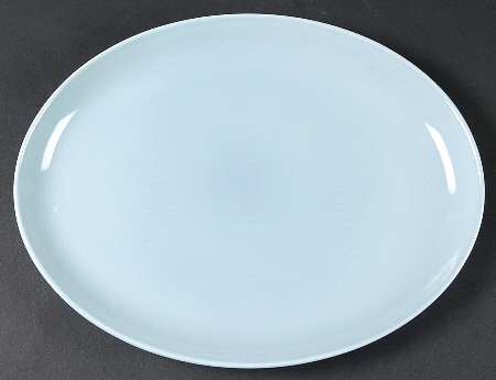 Casual Blue 12" Oval Serving Platter