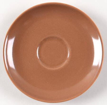 Casual Brown Saucer for Flat Cup