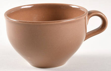 Casual Brown Flat Cup
