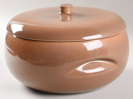 Casual Brown Dutch Oven W/Knob Lid