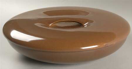 Casual Brown Rd Covered Vegetable Bowl (RV10 Base & Recessed lid