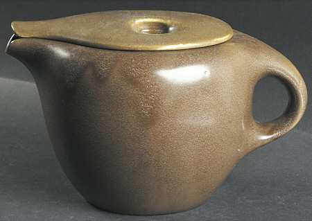 Casual Brown Coffee Pot & Lid