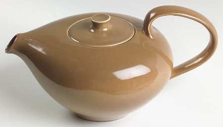 Casual Brown Teapot & Lid