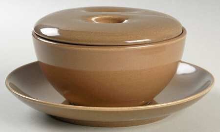 Casual Brown Gravy & Lid w/Underplate (Soup Base)