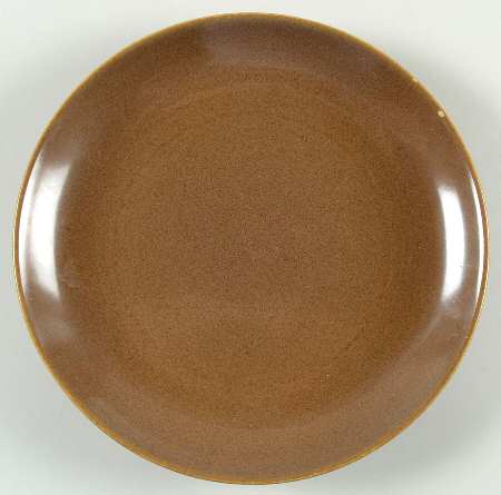 Casual Brown Salad Plate