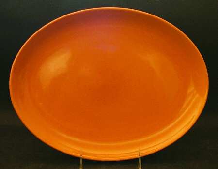 Casual Cantaloupe 12" Oval Serving Platter
