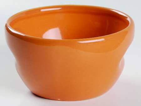 Casual Cantaloupe Open Sugar Bowl