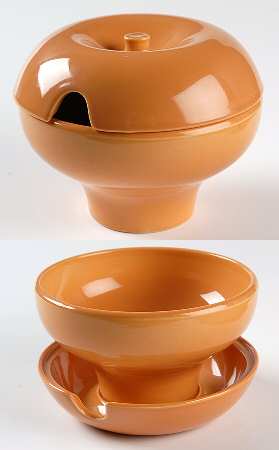 Casual Cantaloupe Redesigned Gravy & Lid