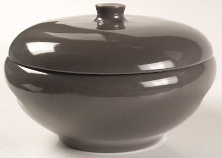 Casual Charcoal 2 Qt Covered Casserole with Knob Lid