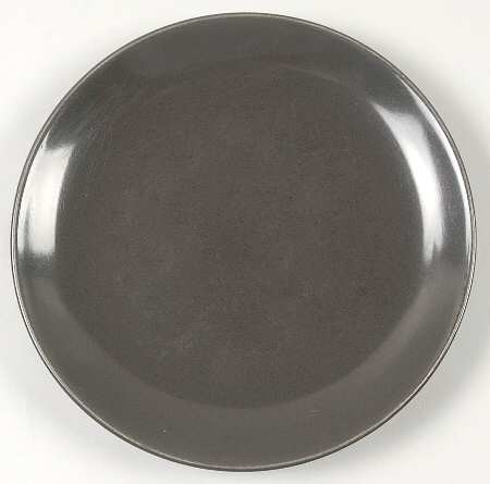 Casual Charcoal Salad Plate