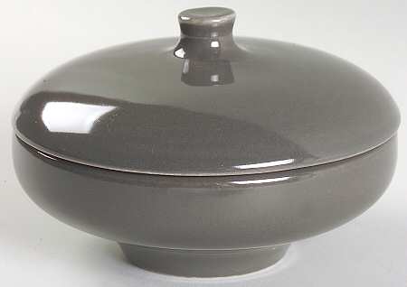 Casual Charcoal Redesign Sugar Bowl & Lid (Fruit/Dessert Bowl)