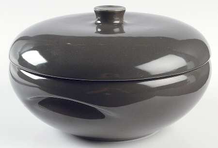 Casual Charcoal 2 Qt Covered Casserole with Knob Lid