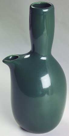 Casual Dark Green Open Carafe