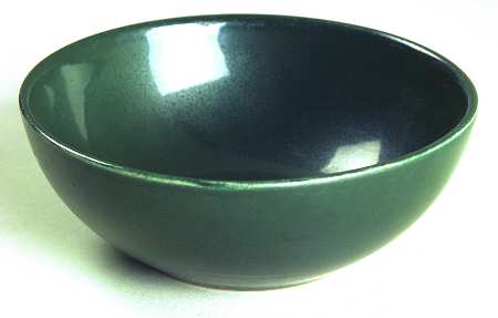 Casual Dark Green Coupe Cereal Bowl