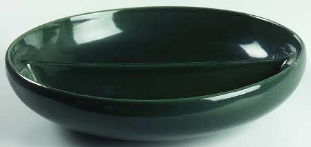 Casual Dark Green Round Divided Vegetable Bowl